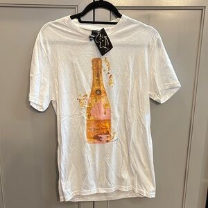 NWT Pop The Bubbly Tshirt XS boutique